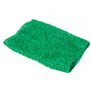 9inch Multifunctional Crochet Tube Top Elastic Polyester Waistband Headband For Baby Girls Clothing Accessory Green