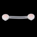 Set Of 5PCS Baby Kids Door Cabinet Drawer Cupboard Wardrobe Safety Lock Latch Pink 155x20mm