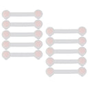 10Pcs Door Drawer Cabinet Cupboard Wardrobe Baby Kids Safety Locks Latch Pink