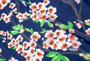 Fashionable Floral Pattern Charms Chiffon Loose Blouse Kimono Cardigan Jacket Blouse Top for Women Girls Summer Clothing Size M