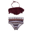 Women Girls Ladies Fashionable Polyester Swimwear Swimsuit Bikini Bodysuit L