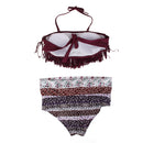 Women Girls Ladies Fashionable Polyester Swimwear Swimsuit Bikini Bodysuit L