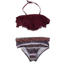 Women Girls Ladies Fashionable Polyester Swimwear Swimsuit Bikini Bodysuit L