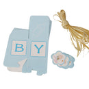Pack of 12 Paper Candy Sweets Gift Boxes Baby Shower Favors Blue