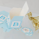 Pack of 12 Paper Candy Sweets Gift Boxes Baby Shower Favors Blue