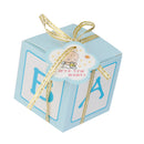 Pack of 12 Paper Candy Sweets Gift Boxes Baby Shower Favors Blue