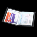 Multi-Functional Portable Protective Bifold Flip Credit Card Passport Holder Organiser Black