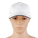 Men Women Adjustable Polyester Baseball Golf Cap Hat Sports Accessories White