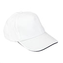 Men Women Adjustable Polyester Baseball Golf Cap Hat Sports Accessories White