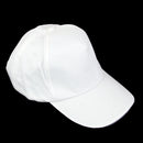 Men Women Adjustable Polyester Baseball Golf Cap Hat Sports Accessories White