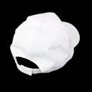 Men Women Adjustable Polyester Baseball Golf Cap Hat Sports Accessories White