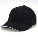 Men Women Adjustable Polyester Baseball Golf Cap Hat Sports Accessories Black