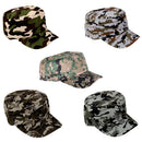 Cappello Mimetico Militare Camouflage Cap Camuffamento Uomo Donna Camo Hat