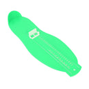 Men Women Plastic Foot Measuring Tool Shoe Gauge Ruler Fitting Device Green 33.8x10.9x3.6cm