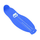 Men Women Plastic Foot Measuring Tool Shoe Gauge Ruler Fitting Device Blue 33.8x10.9x3.6cm