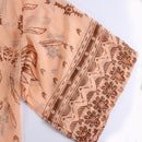 Women Girls Fashionable Print Pattern Charms Chiffon Cardigan Beach Pool Party Clothing Cover Up Cape Jacket S