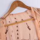 Women Girls Fashionable Print Pattern Charms Chiffon Cardigan Beach Pool Party Clothing Cover Up Cape Jacket S