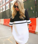 Women Fashionable Short Sleeves Bodycon Dress Wedding Evening Party Cocktail Supplies S