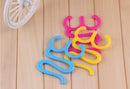 Plastic Hair Braiding Tool Holder Hair Clip Hair Accessories Styling Tool Rose Red 9.3x7.2cm