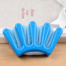 Plastic Hair Braiding Tool Holder Hair Clip Hair Accessories Styling Tool Blue 13.5x1.3cm