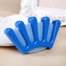 Plastic Hair Braiding Tool Holder Hair Clip Hair Accessories Styling Tool Blue 13.5x1.3cm
