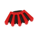 Plastic Hair Braiding Tool Holder Hair Clip Hair Accessories Styling Tool Red 13.5x1.3cm