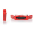 Plastic Hair Braiding Tool Holder Hair Clip Hair Accessories Styling Tool Red 13.5x1.3cm
