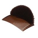 Women Plastic Volume Bouffant Beehive Hair Shaper Styling Tools Coffee