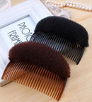 Women Plastic Volume Bouffant Beehive Hair Shaper Styling Tools Coffee