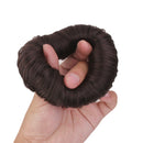 Women Girls Fashionable DIY Hair Styling Fashion Hair Doughnut Bun Ring Shaper Hair Donut Style Updo Black