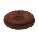 Women Girls Fashionable DIY Hair Styling Fashion Hair Doughnut Bun Ring Shaper Hair Donut Style Updo Red Brown