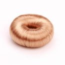 Women Girls Fashionable DIY Hair Styling Fashion Hair Doughnut Bun Ring Shaper Hair Donut Style Updo Light Brown