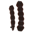Lightweight Comfortable Sponge Hair Bun Maker Former Ring Styling Tool Coffee PACK OF 2PCS