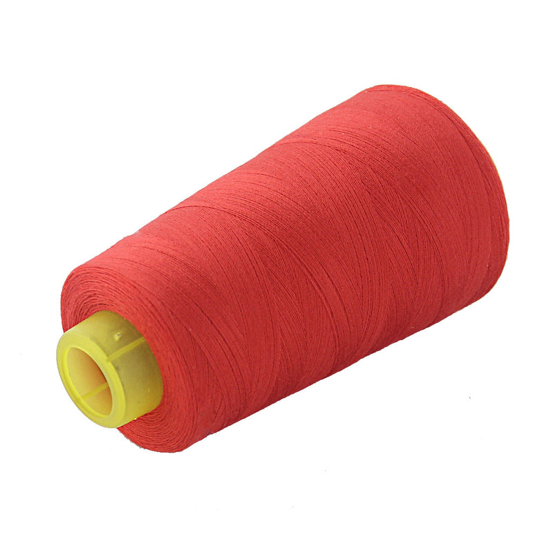 1 Spool Of Polyester Sewing Thread For Sewing Machine Garment Making Bedsheet Lining Thread 40S/2 Red