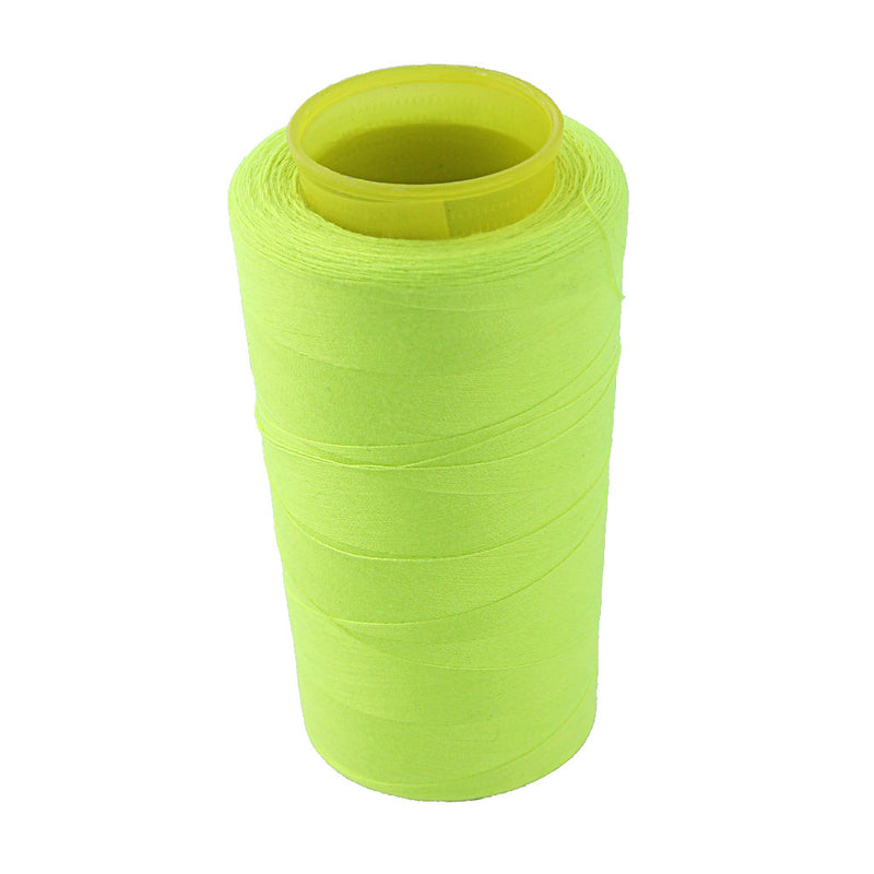 1 Spool Of Polyester Sewing Thread For Sewing Machine Garment Making Bedsheet Lining Thread Fluorescent Green
