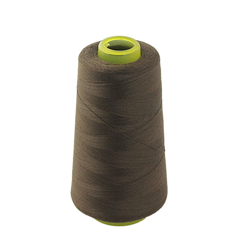 1 Spool Of Polyester Sewing Thread For Sewing Machine Garment Making Bedsheet Lining Thread 40S/2 Coffee