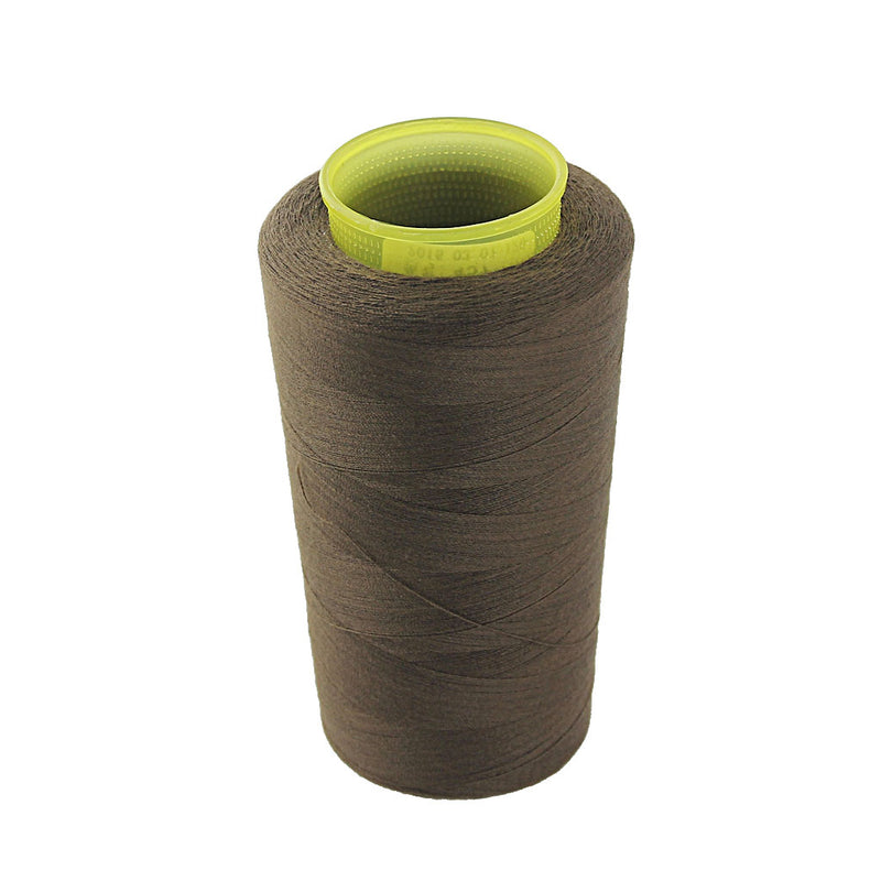 1 Spool Of Polyester Sewing Thread For Sewing Machine Garment Making Bedsheet Lining Thread 40S/2 Coffee