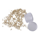 Set Of 500PCS Soft Lined Micro Rings Headwear Hair Extensions Accessory Beige 5mm