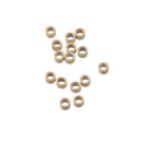 Set Of 500PCS Soft Lined Micro Rings Headwear Hair Extensions Accessory Beige 5mm