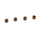Set Of 500PCS Soft Lined Micro Rings Headwear Hair Extensions Accessory Light Brown 5mm