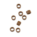 Set Of 500PCS Soft Lined Micro Rings Headwear Hair Extensions Accessory Light Brown 5mm