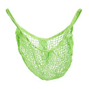 Portable Reusable Shopping Cotton Blend Mesh 10KG Bearing Weight Bag Hanging Accessory Green
