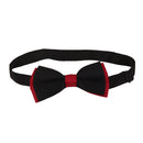 Mens Adjustable Dacron Bowtie Wedding Prom Party Formal Events Balls Supplies Red & Black
