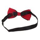 Mens Adjustable Dacron Bowtie Wedding Prom Party Formal Events Balls Supplies Red & Black