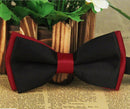 Mens Adjustable Dacron Bowtie Wedding Prom Party Formal Events Balls Supplies Red & Black