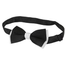 Mens Adjustable Dacron Bowtie Wedding Prom Party Formal Events Balls Supplies White & Black