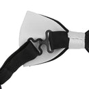 Mens Adjustable Dacron Bowtie Wedding Prom Party Formal Events Balls Supplies White & Black