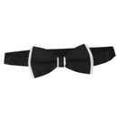 Mens Adjustable Dacron Bowtie Wedding Prom Party Formal Events Balls Supplies White & Black