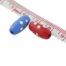 Pack of 100 Mixed Color Wooden Barrel Bead With Hole for DIY Craft Findings
