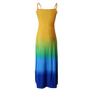 Women Fashionable Casual Polyester Maxi Dress Summer Party Beach Cocktail Accessories M